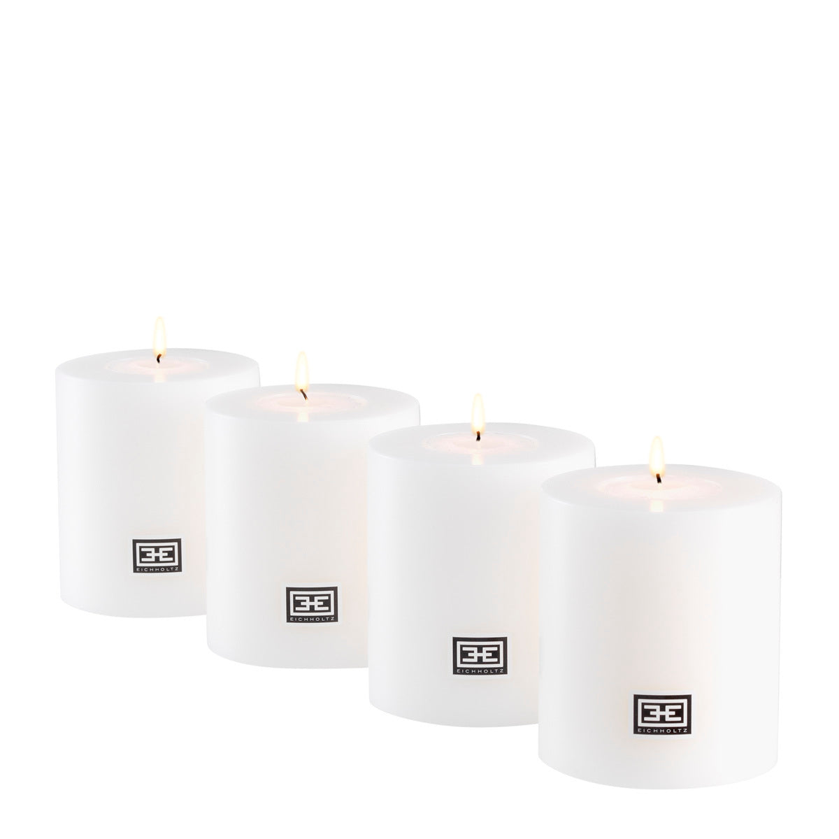 White Artificial Set (4) L Candles | Eichholtz Miami