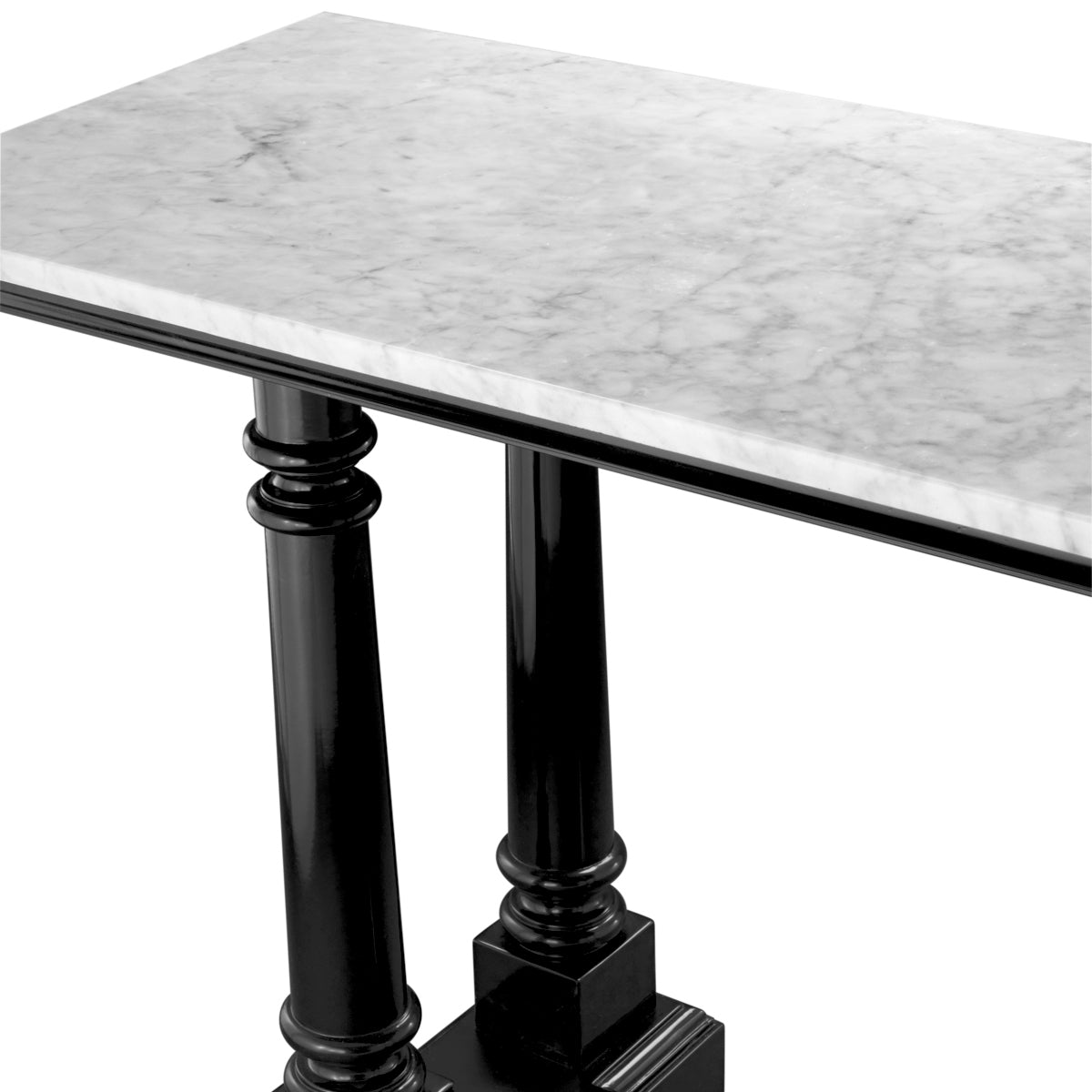 White Marble Console Table Walford | Eichholtz Miami
