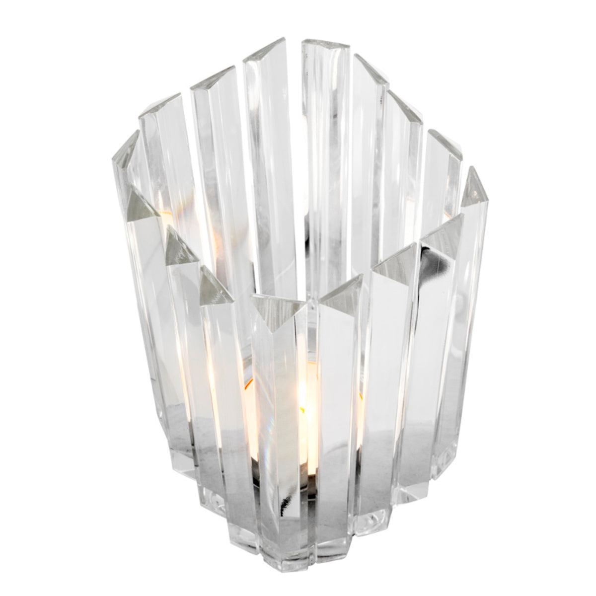 Crystal Glass Candle Holders (2) Howell | Eichholtz Miami
