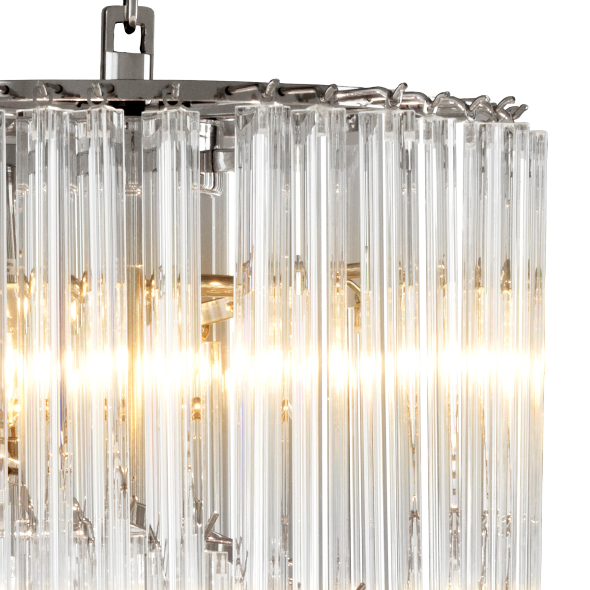 Tapered Glass Chandelier Trapani | Eichholtz Miami