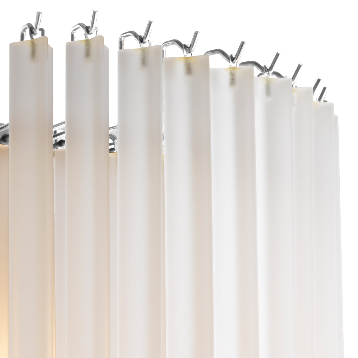 Nickel Frosted Glass Chandelier Nova | Eichholtz Miami