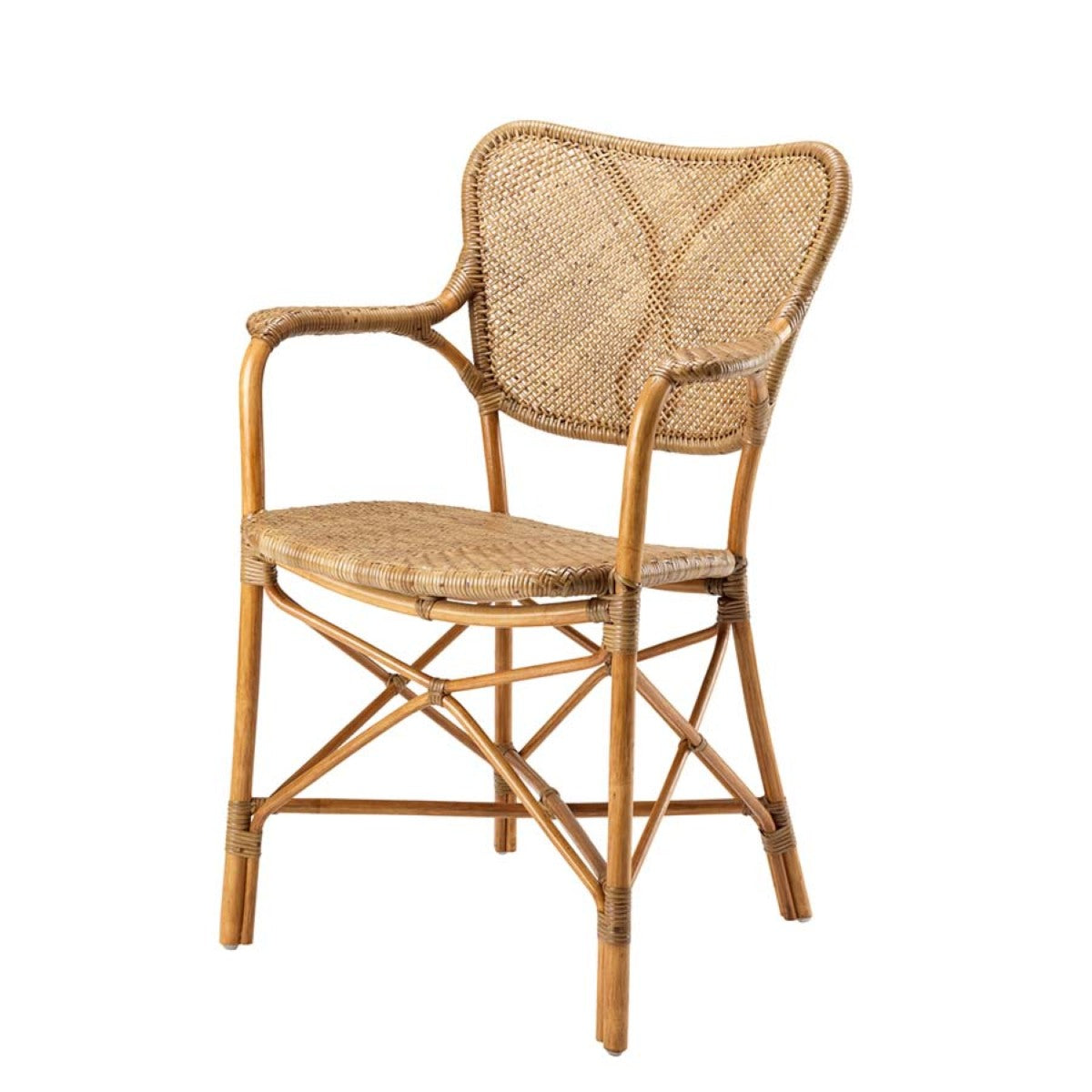 Handwoven Rattan Dining Armchair Colony | Eichholtz Miami