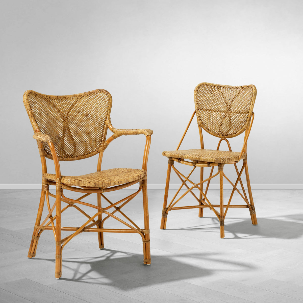 Handwoven Rattan Dining Armchair Colony | Eichholtz Miami