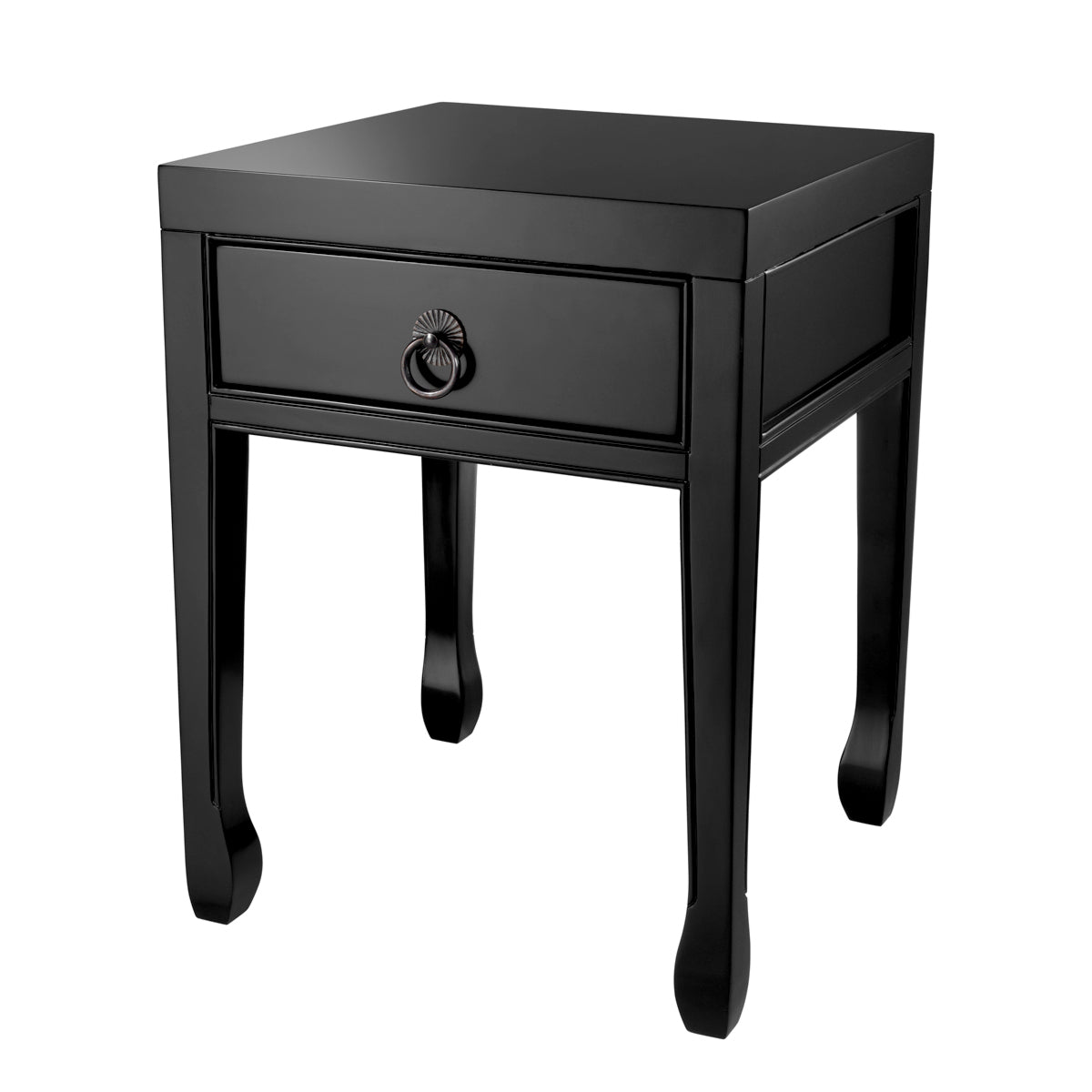 Black Birch Side Table McArthur | Eichholtz Miami