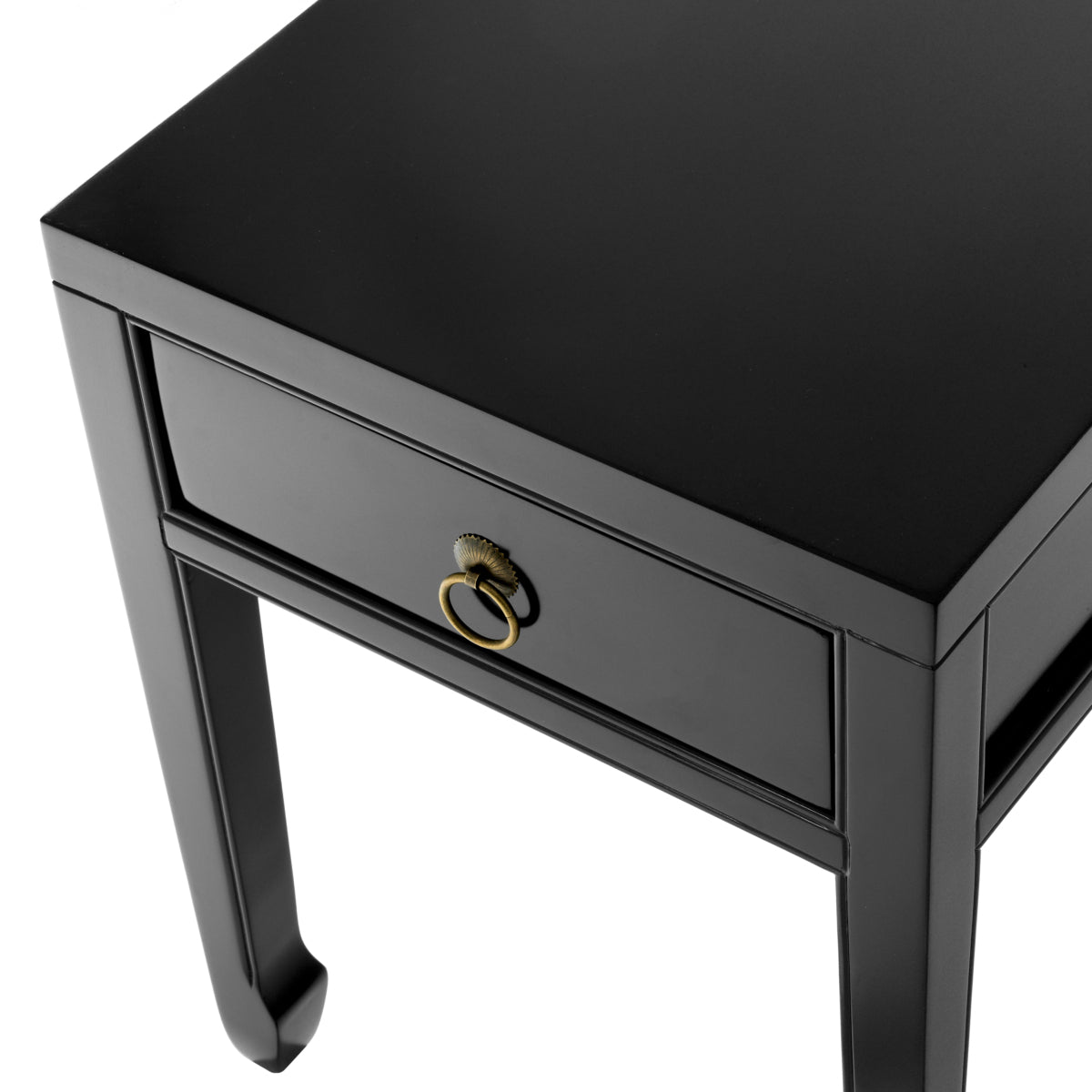 Black Birch Side Table McArthur | Eichholtz Miami