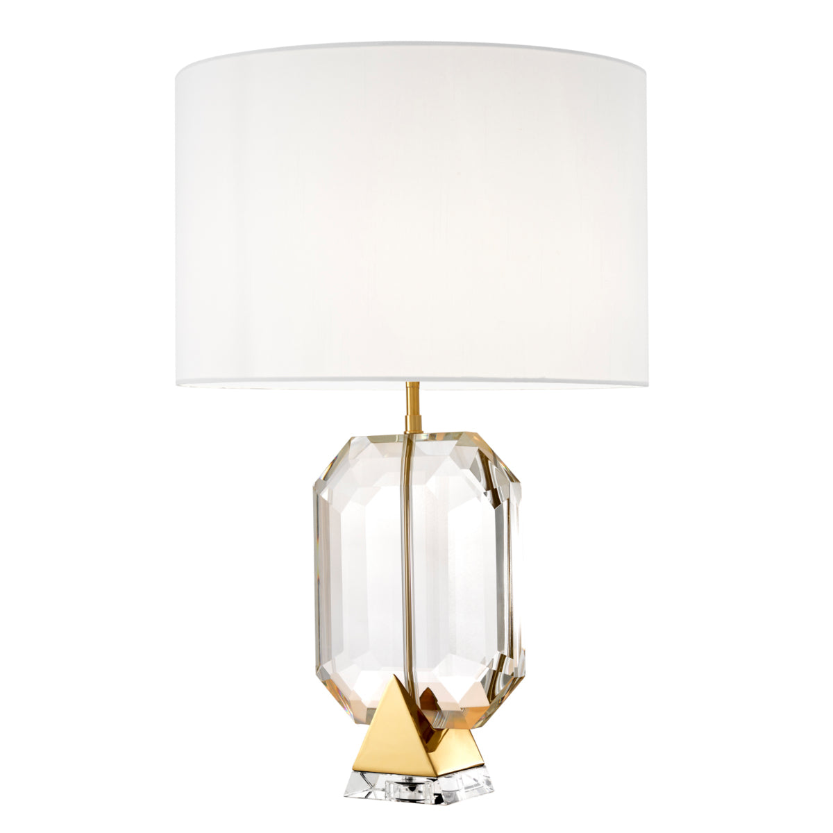 Crystal Glass Table Lamp Emerald | Eichholtz Miami