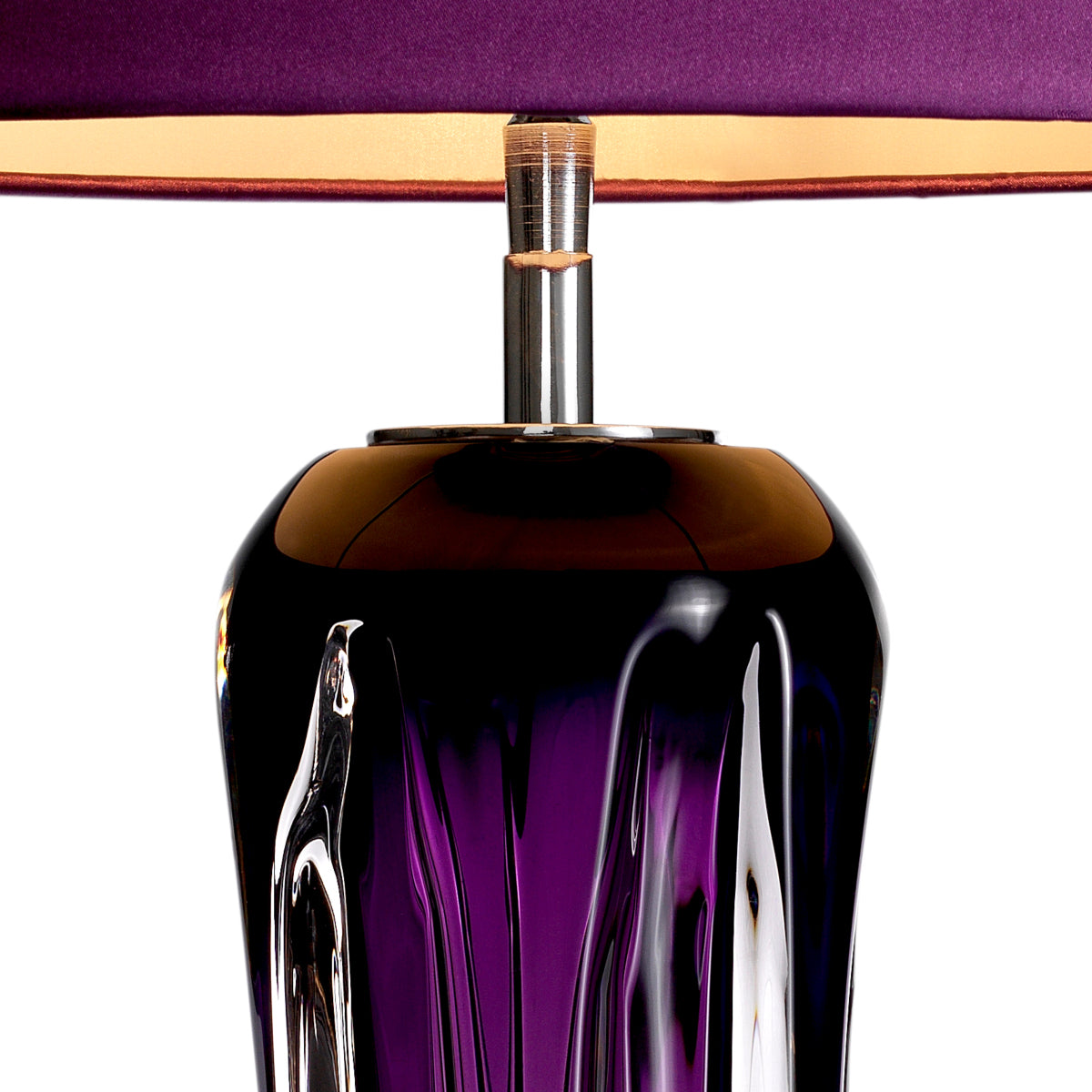 Purple Glass Table Lamp Castillo | Eichholtz Miami