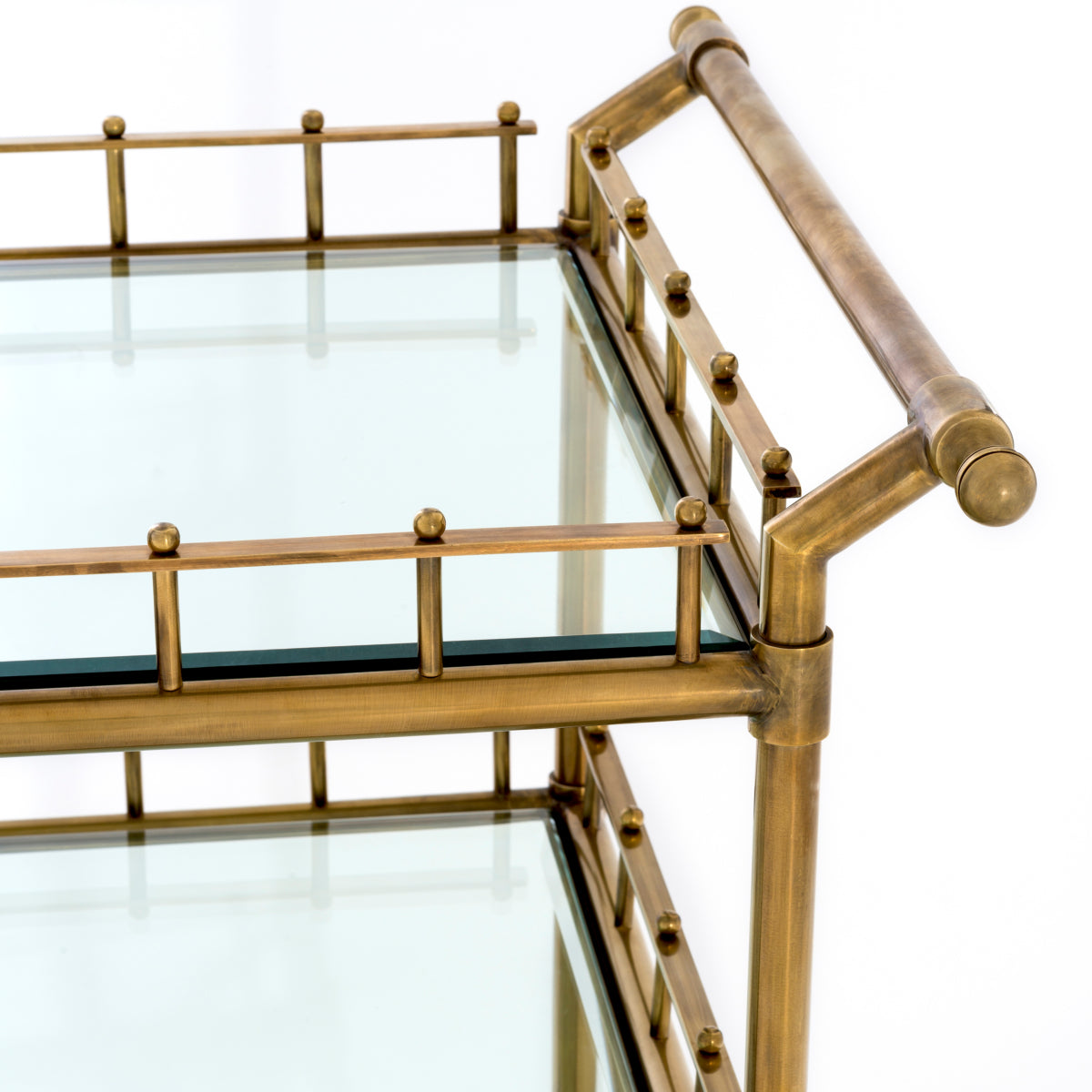 Vintage Brass Trolley Scarlett | Eichholtz Miami