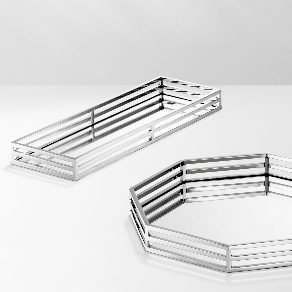 Metallic Framed Tray Ersa | Eichholtz Miami