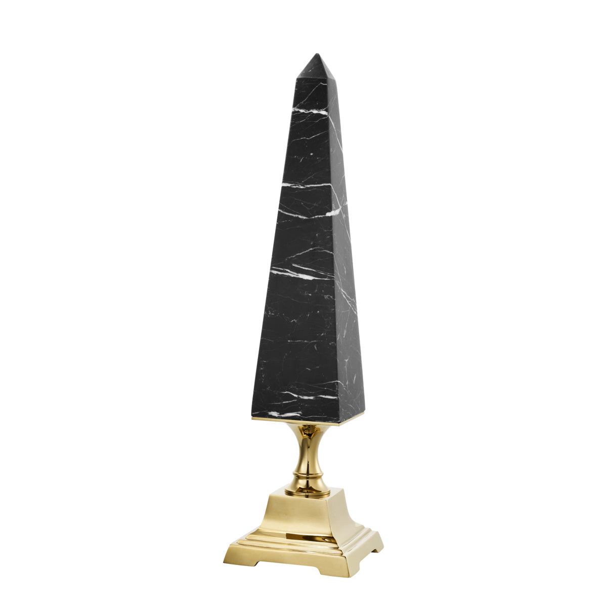 Black Marble Obelisk - L Layford | Eichholtz Miami