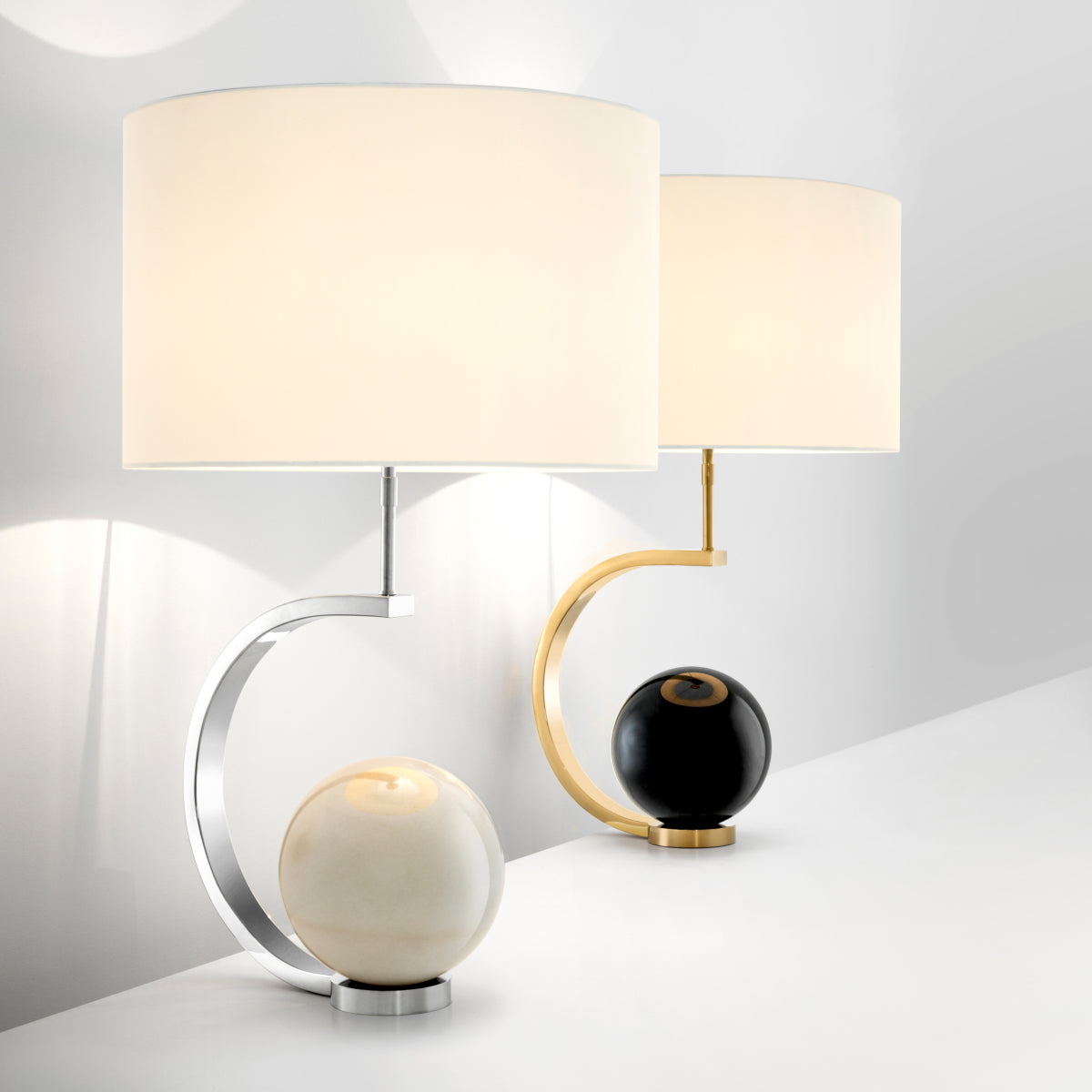 Marble Sphere Table Lamp Luigi | Eichholtz Miami