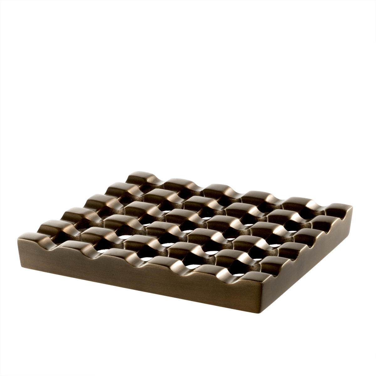 Square Brass Ashtray Deluxe | Eichholtz Miami