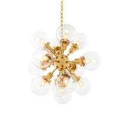 Gold Glass Globes Chandelier Ludlow | Eichholtz Miami