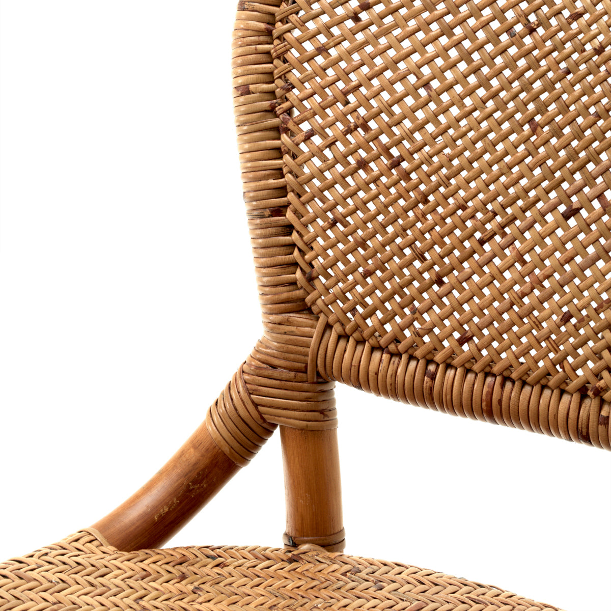 Woven Rattan Bar Stool Colony | Eichholtz Miami
