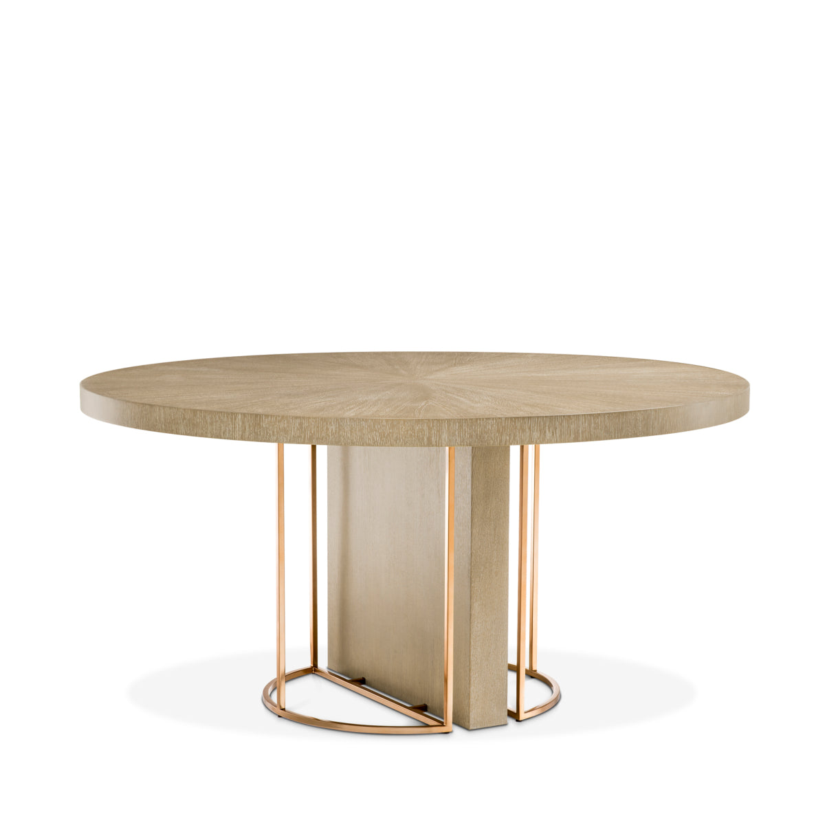 Washed Oak Veneer Dining Table Remington | Eichholtz Miami