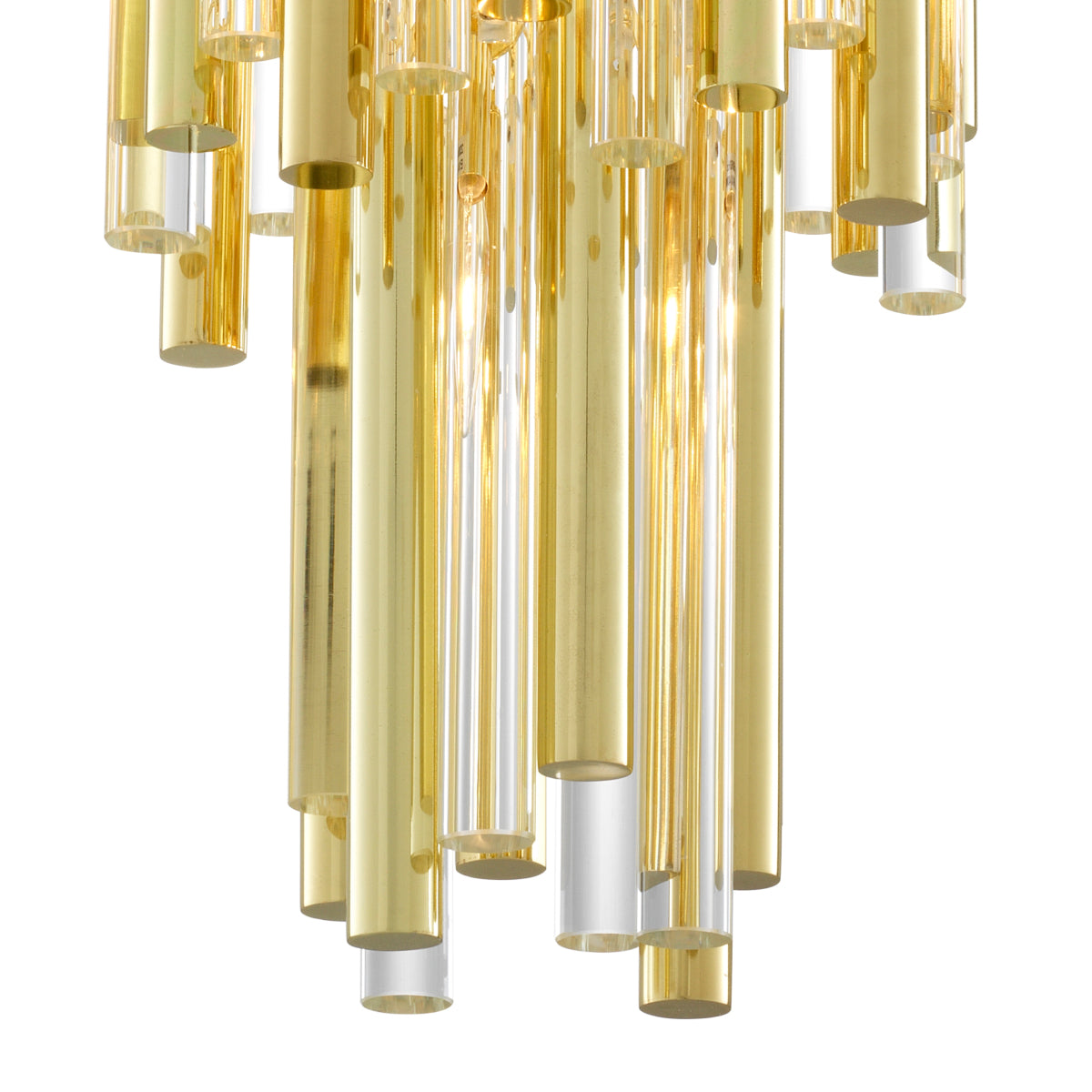 Gold Tiered Glass Chandelier Gigi S | Eichholtz Miami