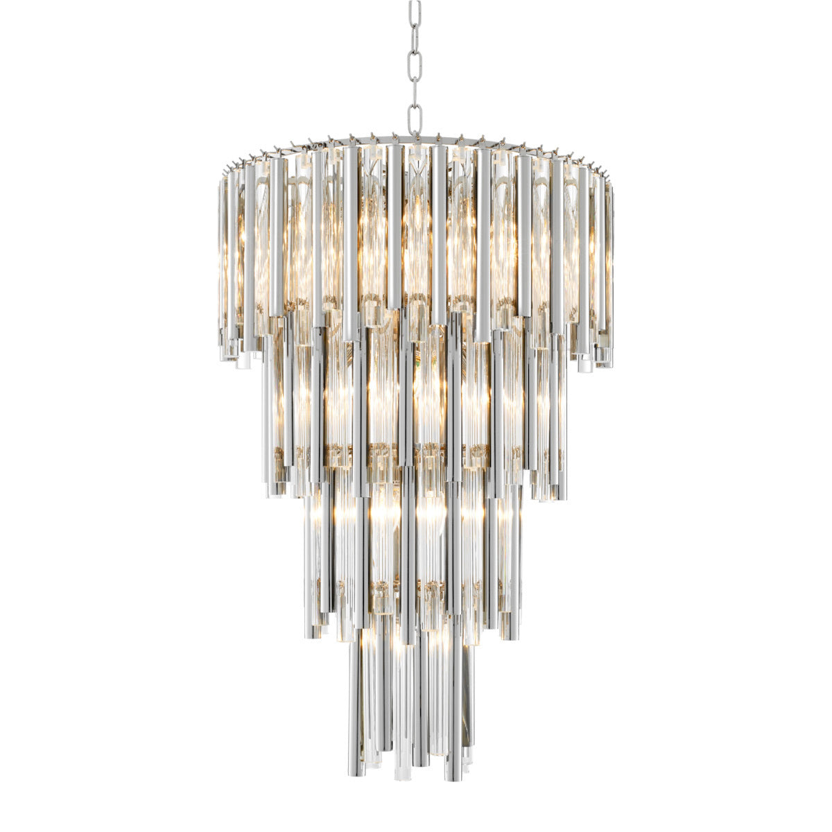 Glass Tiered Chandelier Gigi L | Eichholtz Miami