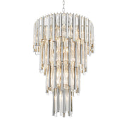 Glass Tiered Chandelier Gigi L | Eichholtz Miami
