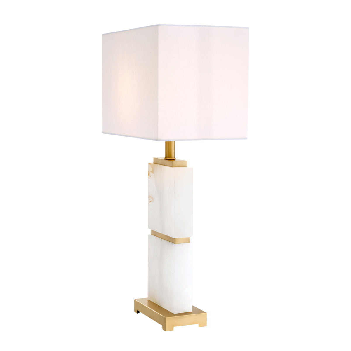 Alabaster White Table Lamp Robbins | Eichholtz Miami
