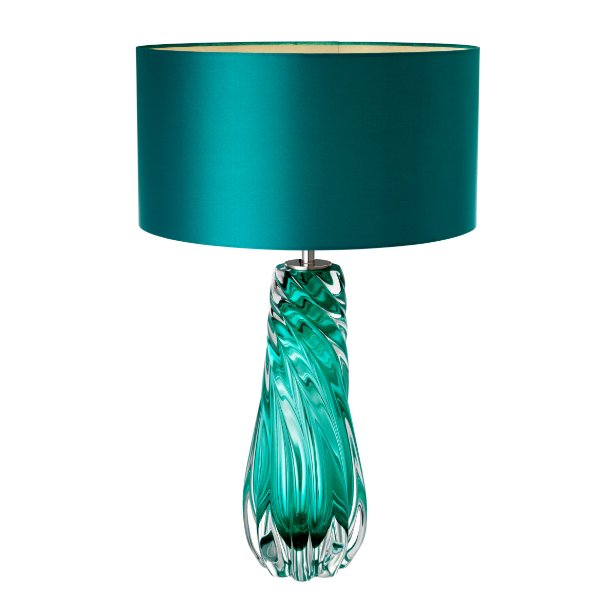 Turquoise Glass Table Lamp Barron | Eichholtz Miami