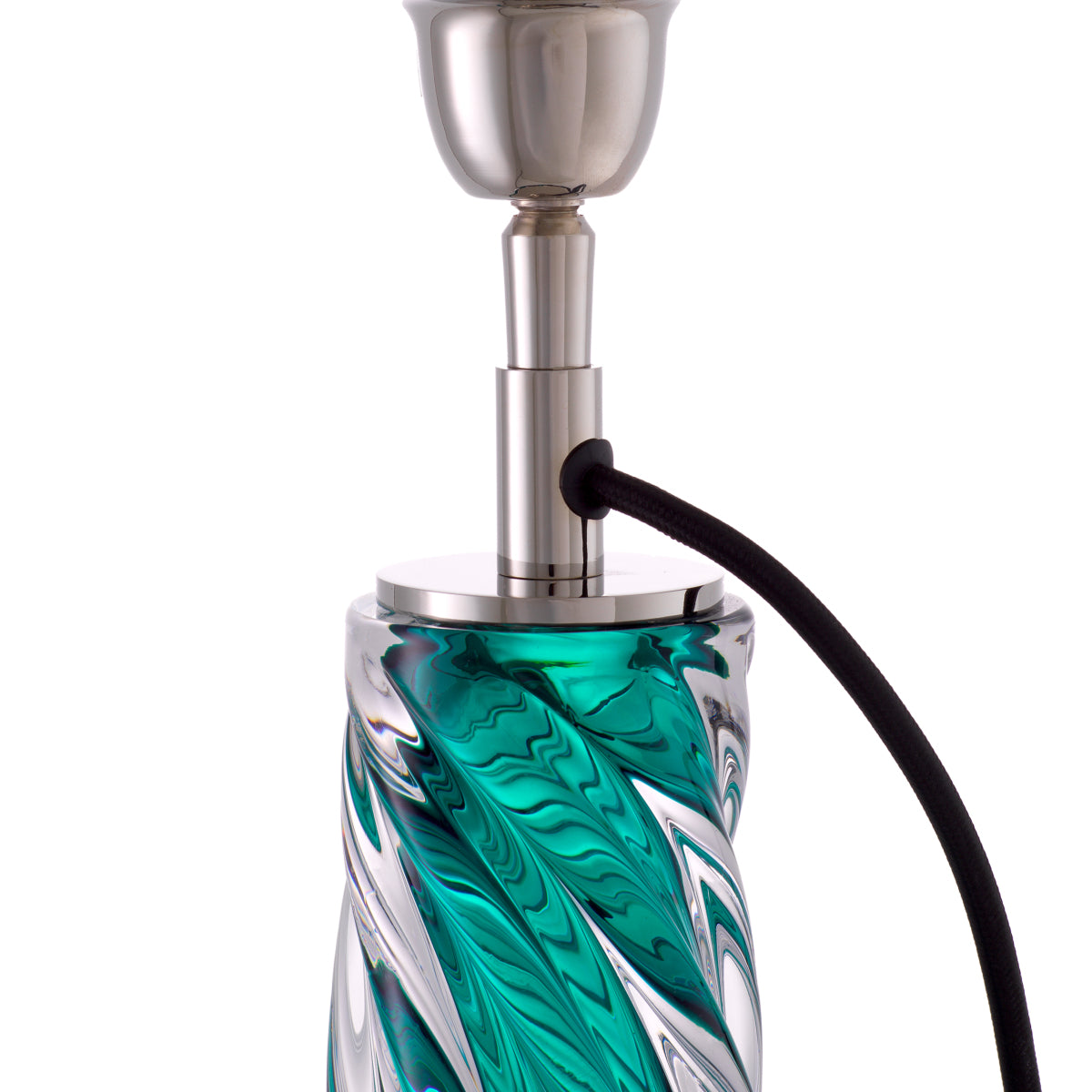 Turquoise Glass Table Lamp Barron | Eichholtz Miami