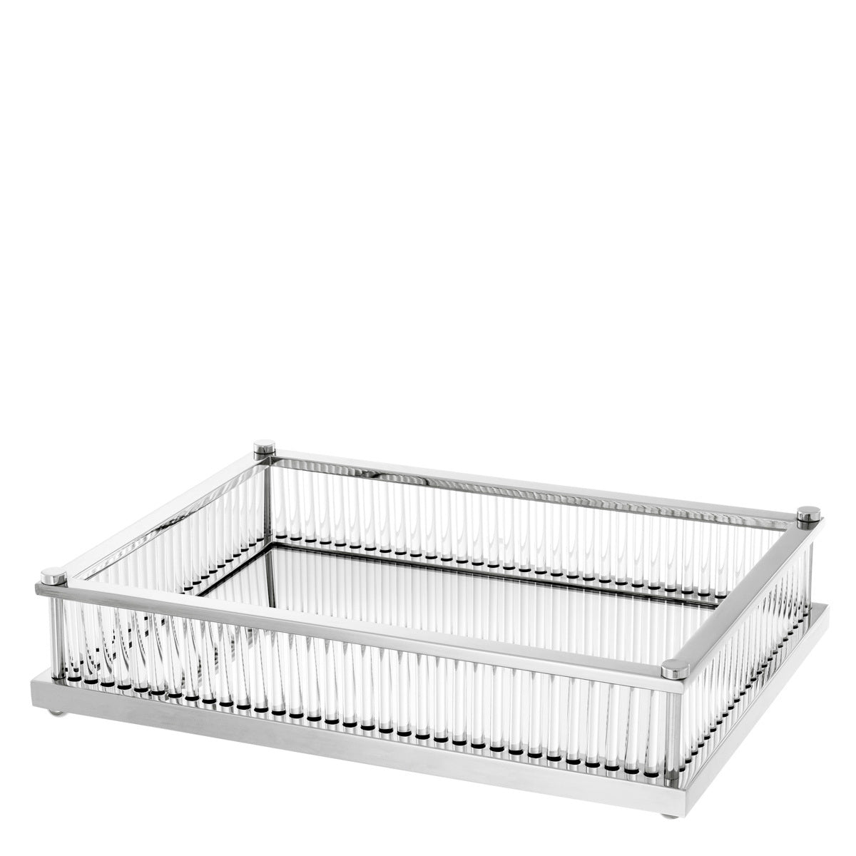 Mirror Bottom Rectangular Tray Cora | Eichholtz Miami