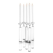 Crystal Glass Candle Holder Naturale | Eichholtz Miami