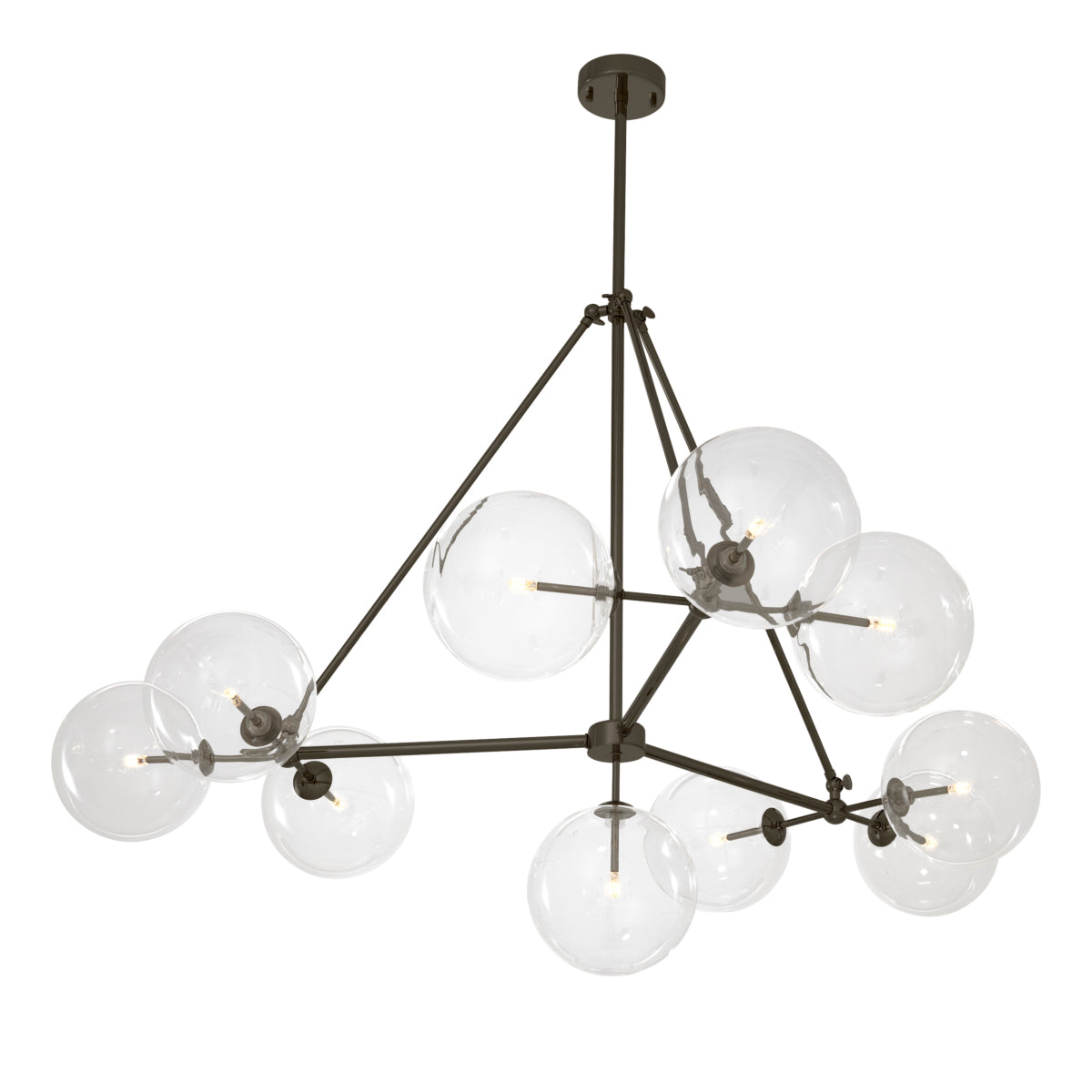 Triangular Sputnik Chandelier Bermude | Eichholtz Miami