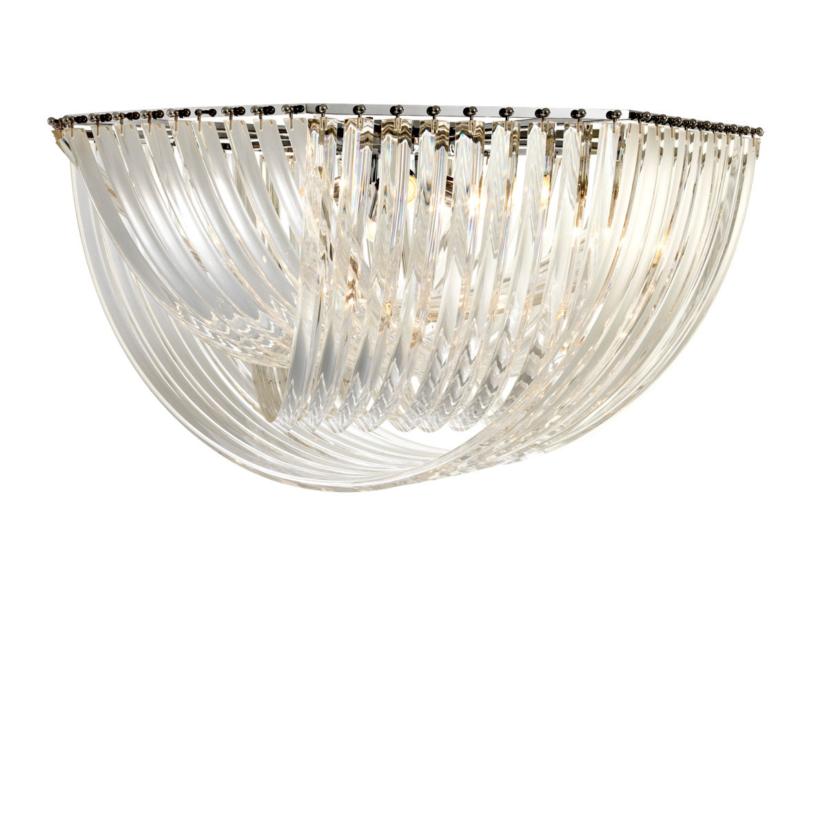 Sculptural Acrylic Ceiling Lamp Hyeres | Eichholtz Miami