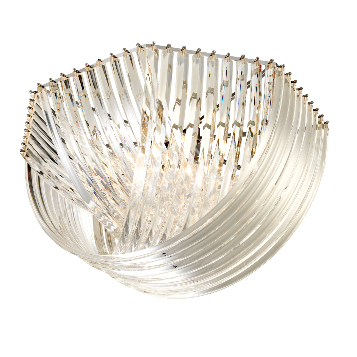 Sculptural Acrylic Ceiling Lamp Hyeres | Eichholtz Miami