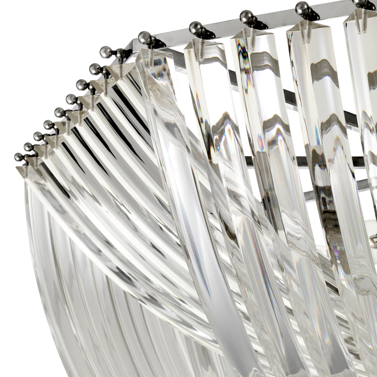 Sculptural Acrylic Ceiling Lamp Hyeres | Eichholtz Miami