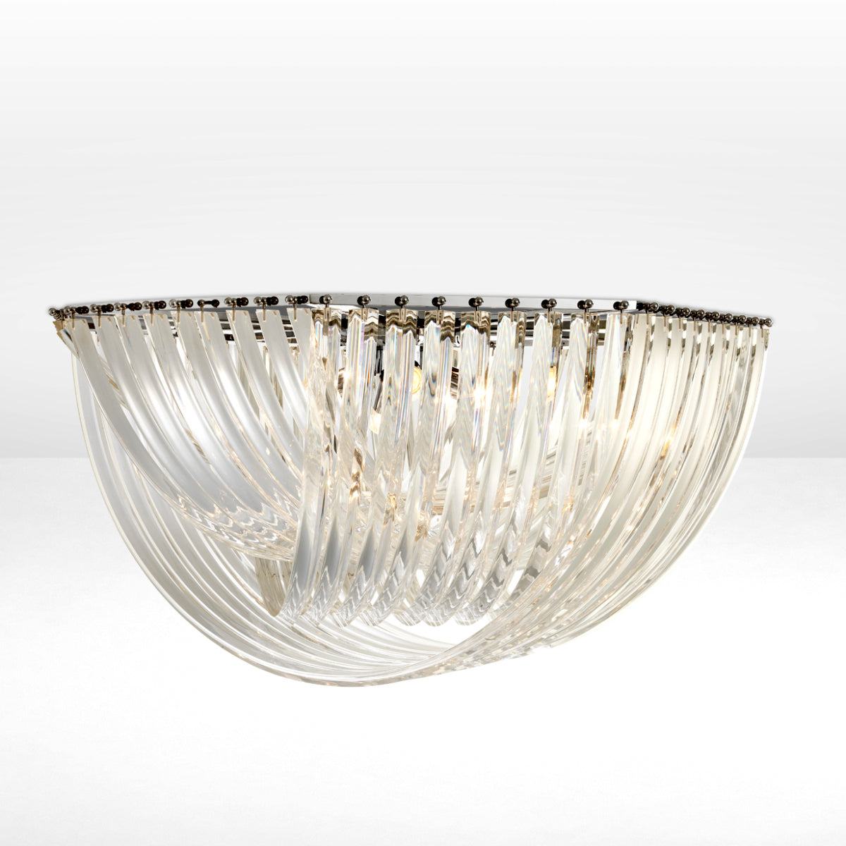 Sculptural Acrylic Ceiling Lamp Hyeres | Eichholtz Miami