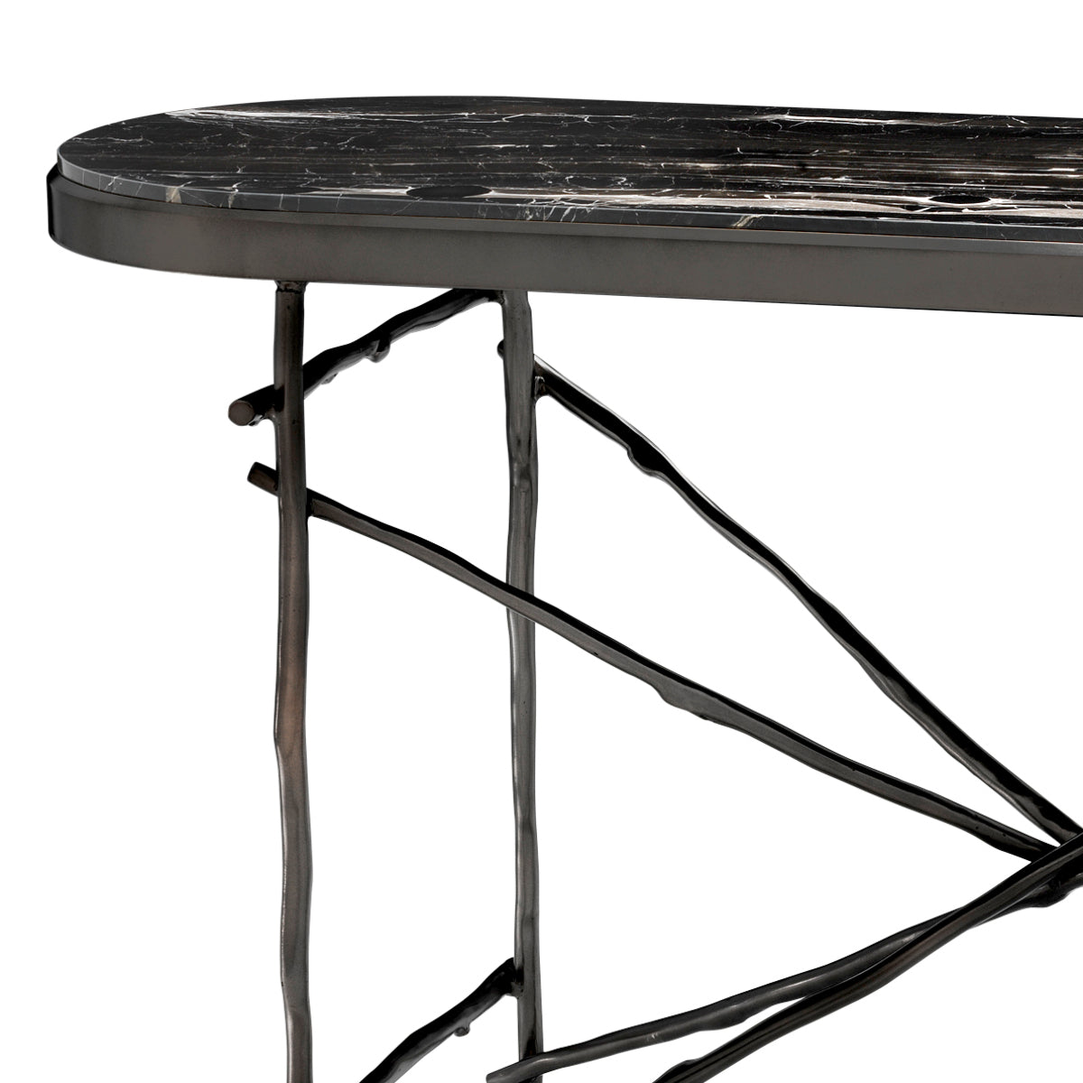 Oval Marble Console Table Tomasso | Eichholtz Miami