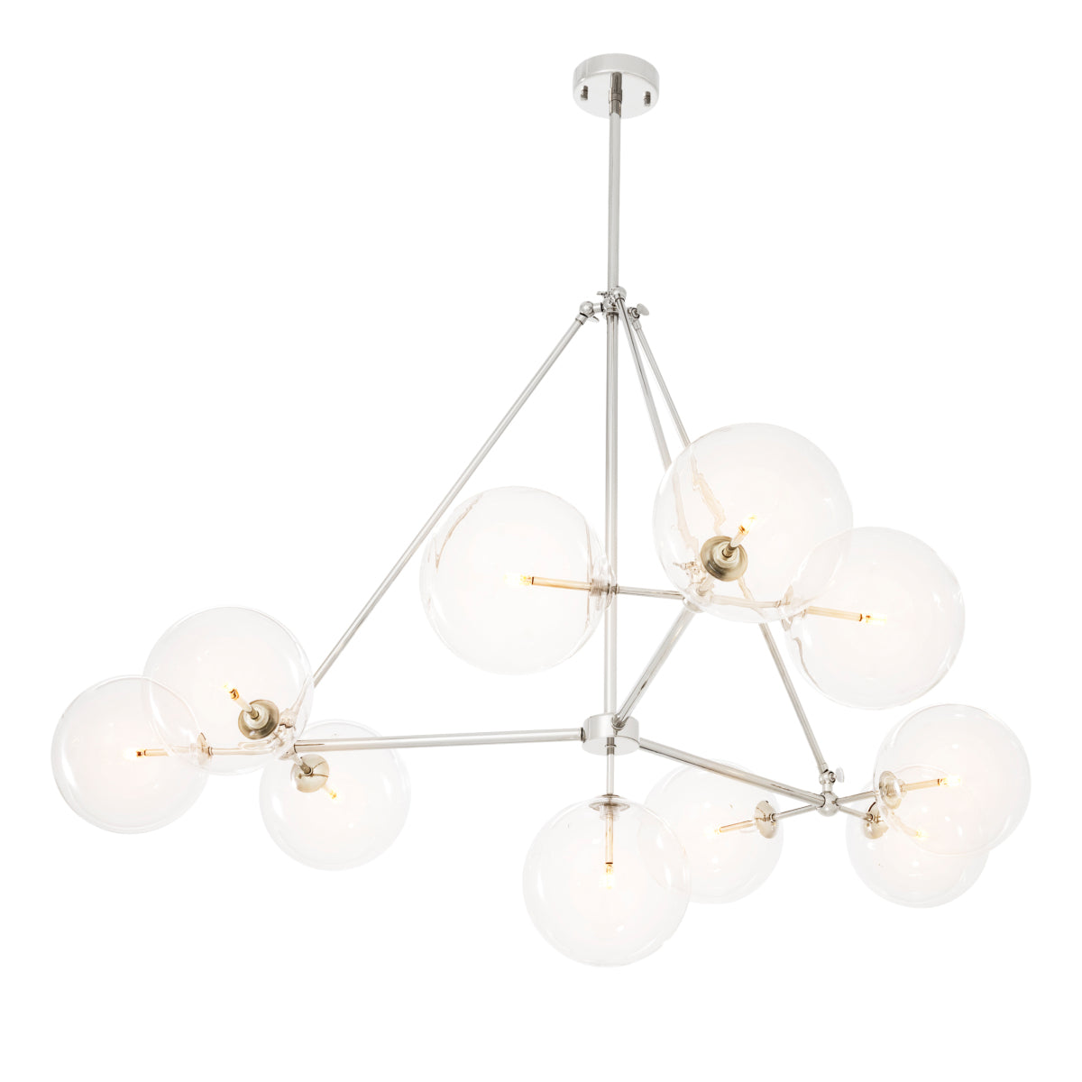 Triangular Sputnik Chandelier Bermude | Eichholtz Miami