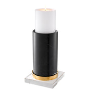Black Marble Candle Holder Whitby | Eichholtz Miami