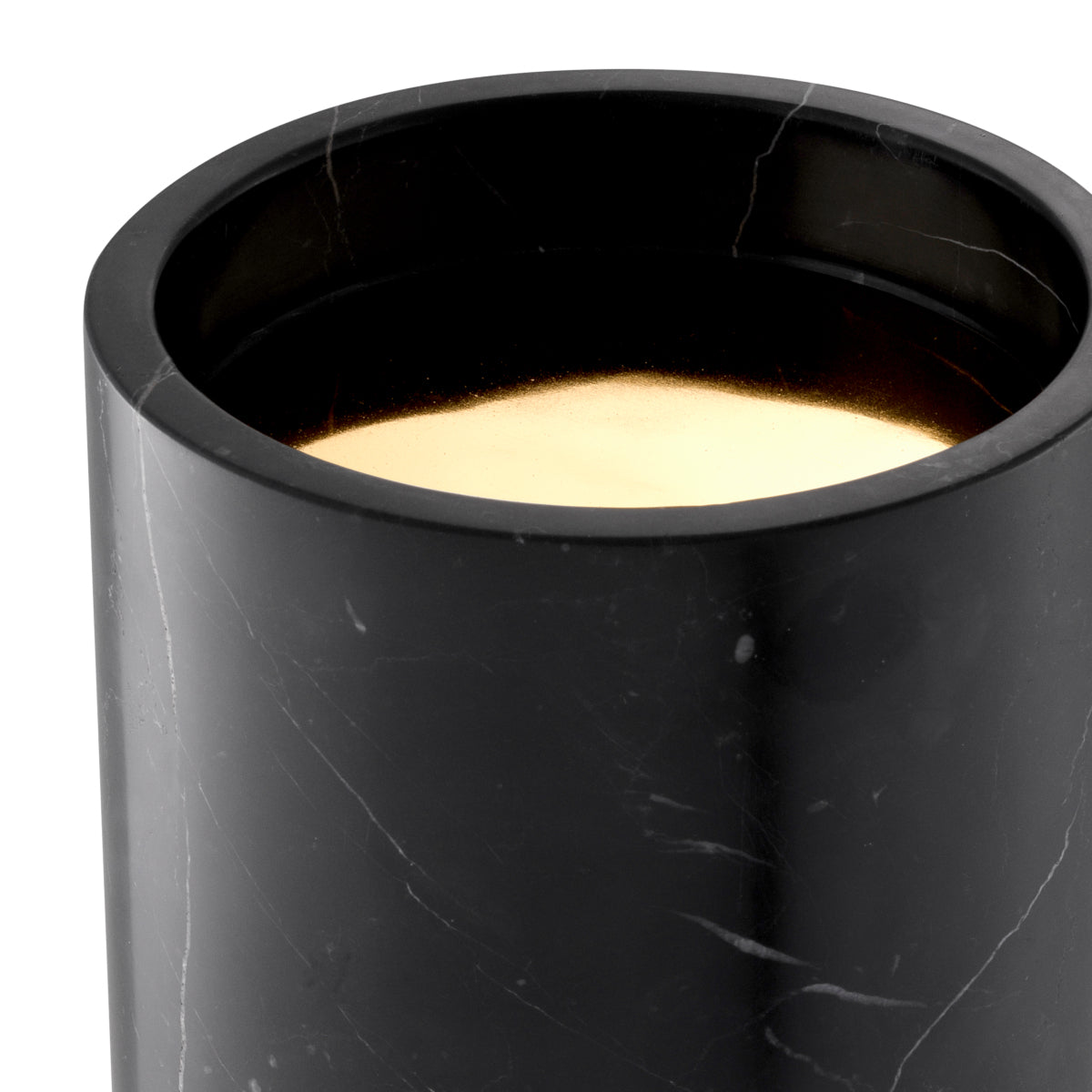 Black Marble Candle Holder Whitby | Eichholtz Miami