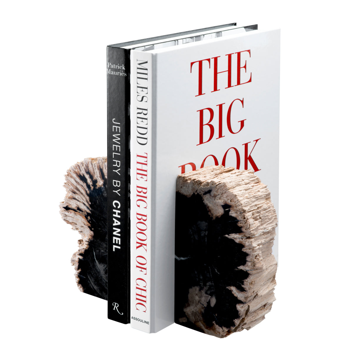 Petrified Wood Bookends (2) Opia | Eichholtz Miami