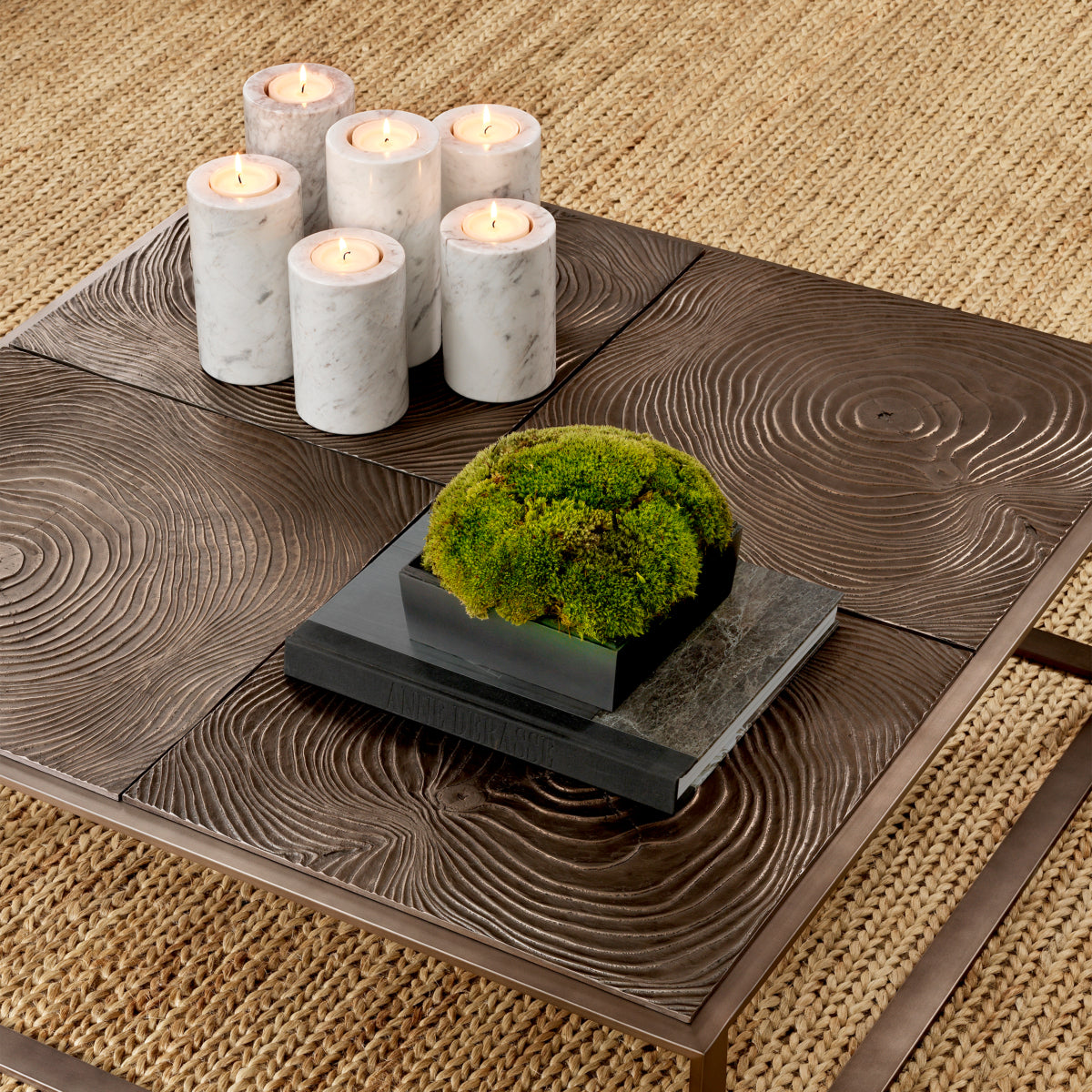 White Marble Tealight Holders (2) Tobor | Eichholtz Miami