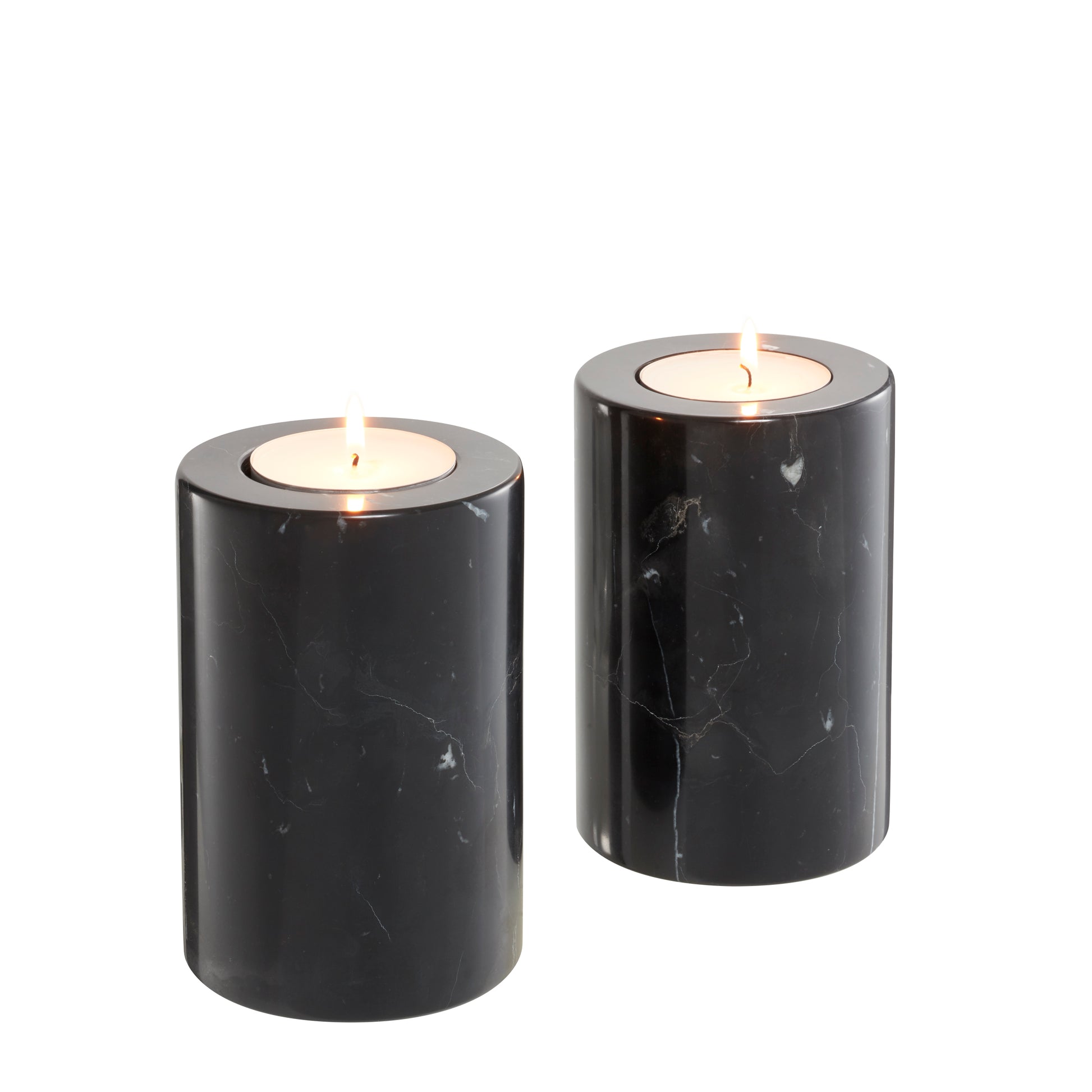 Marble Tealight Holders (2) Tobor S | Eichholtz Miami