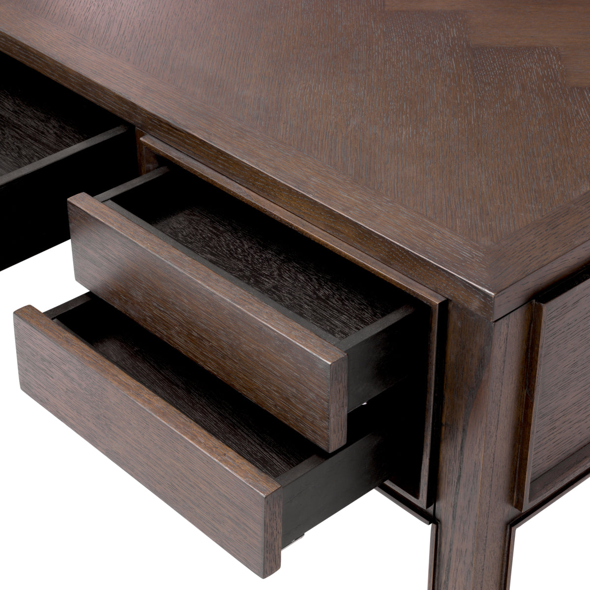 Brown Oak Desk Melchior | Eichholtz Miami