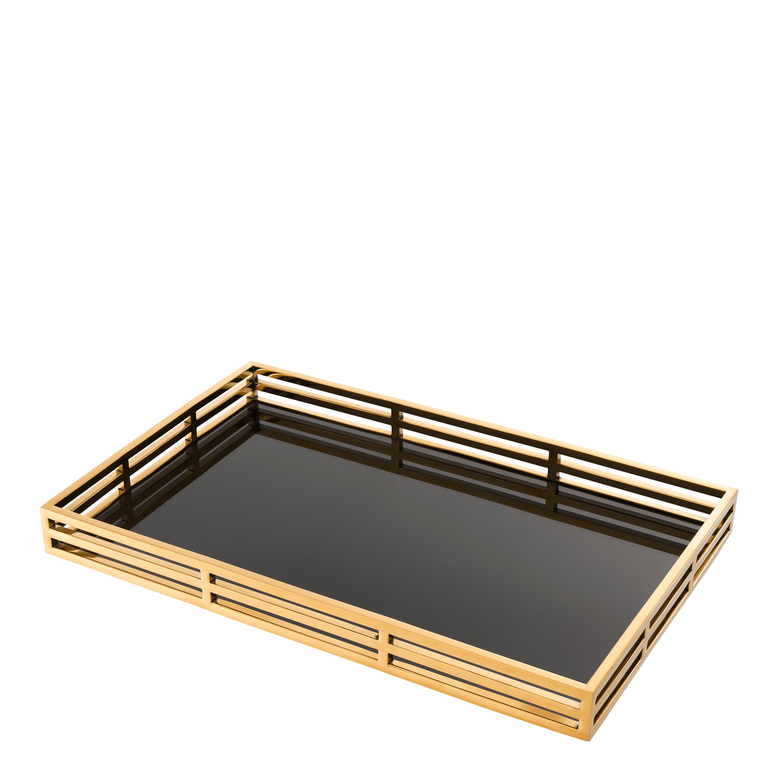 Black Glass Display Tray Giacomo | Eichholtz Miami