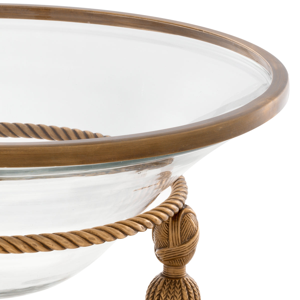 Clear Glass Bowl Tassel | Eichholtz Miami