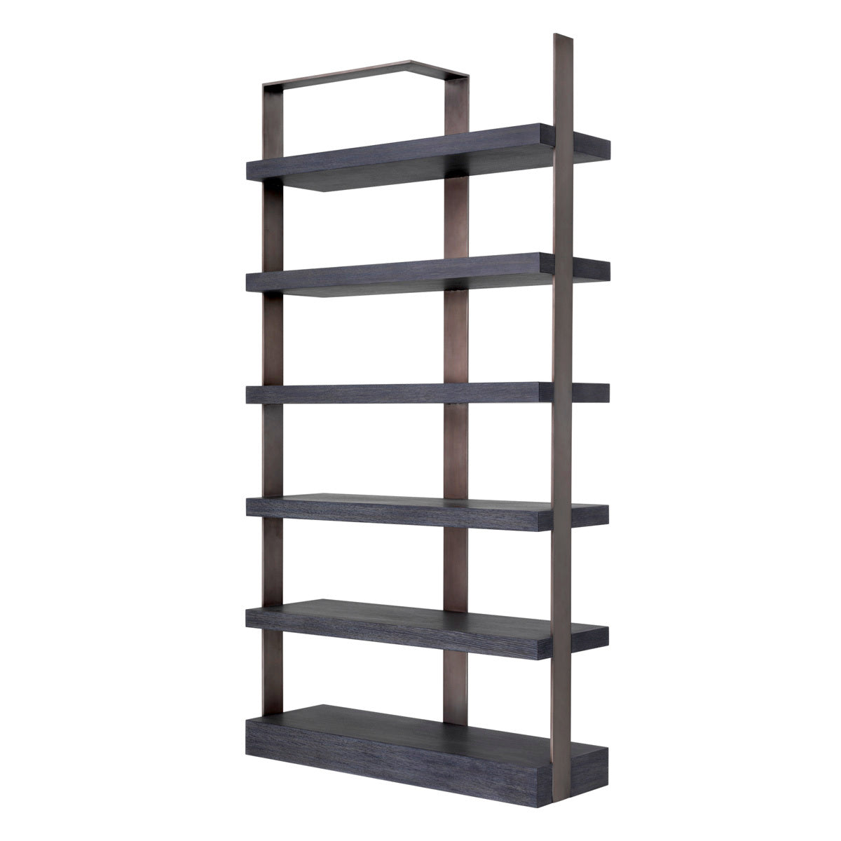 Metal Framed 6-Shelf Bookcase Geo | Eichholtz Miami
