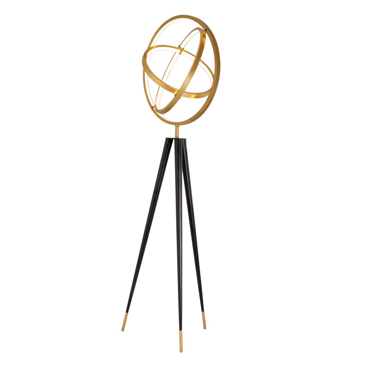 Brass Antique Floor Lamp Cassini | Eichholtz Miami