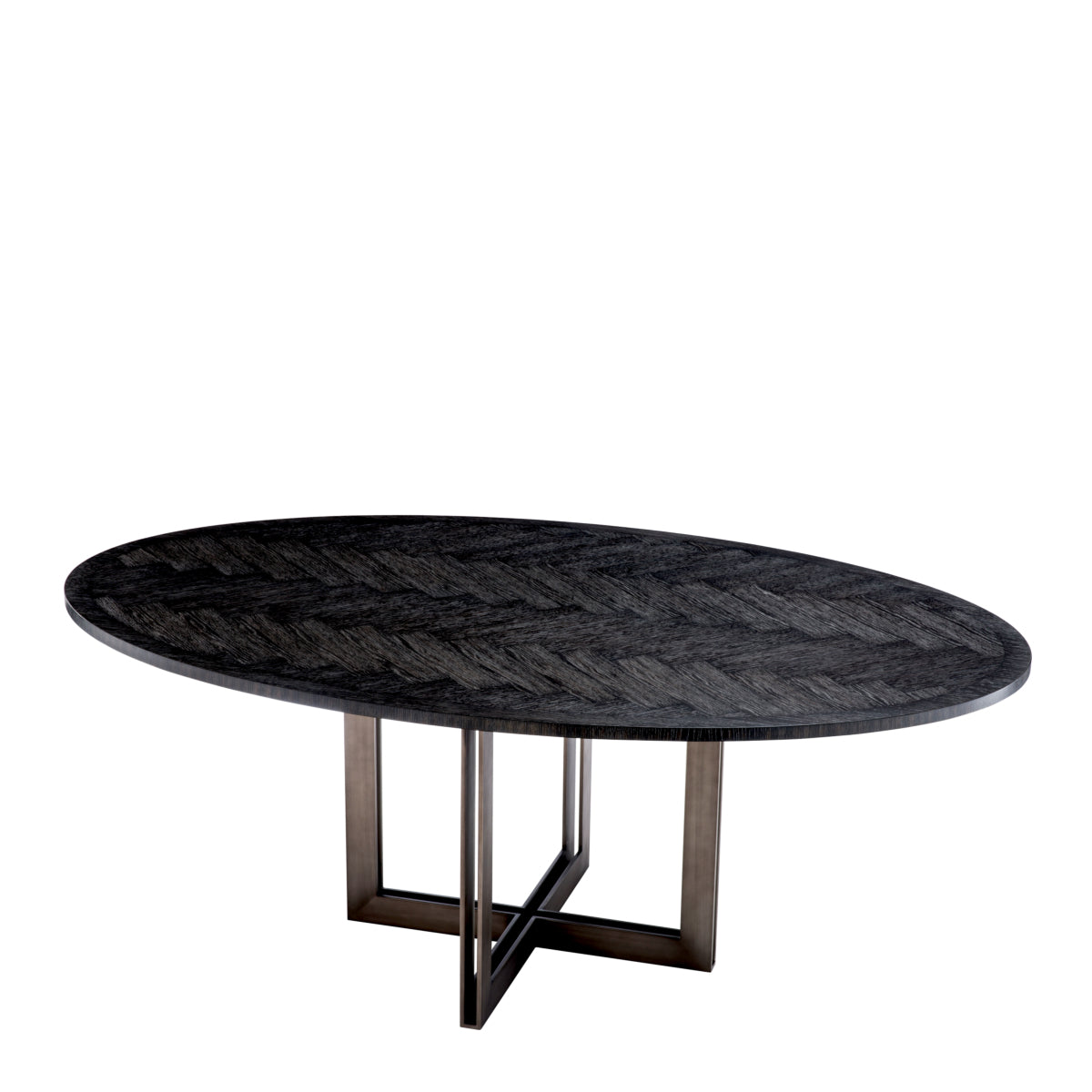 Oval Oak Dining Table Melchior | Eichholtz Miami