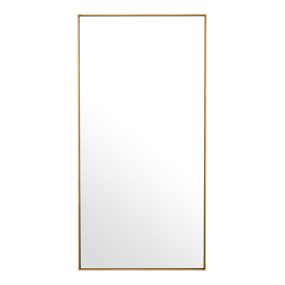 Brushed Brass Mirror Redondo | Eichholtz Miami