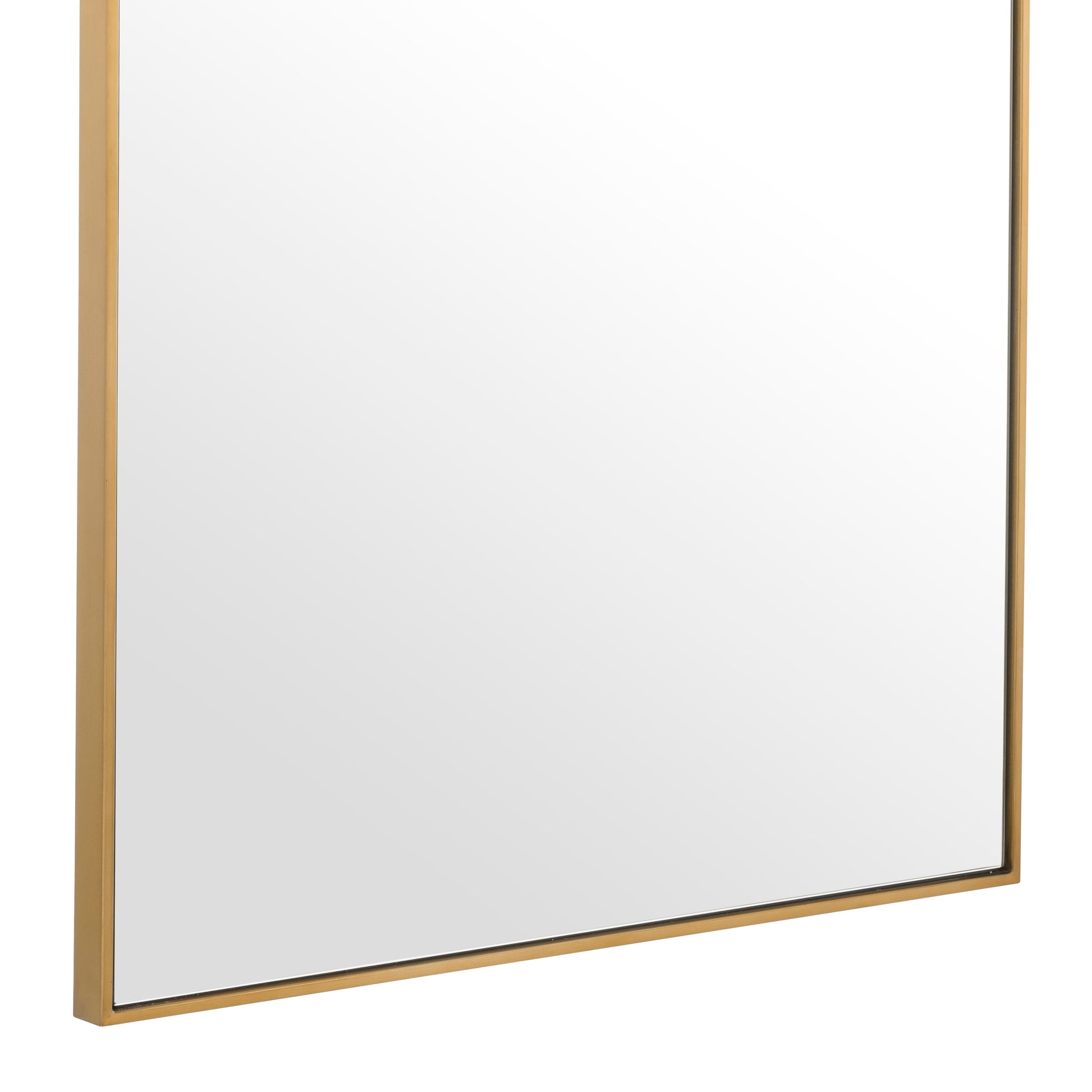 Brushed Brass Mirror Redondo | Eichholtz Miami