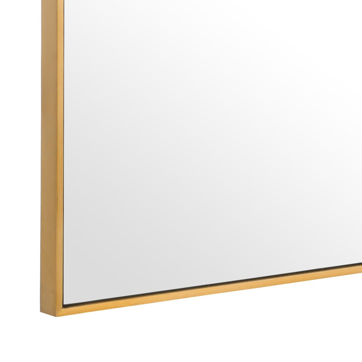 Brushed Brass Mirror Redondo | Eichholtz Miami
