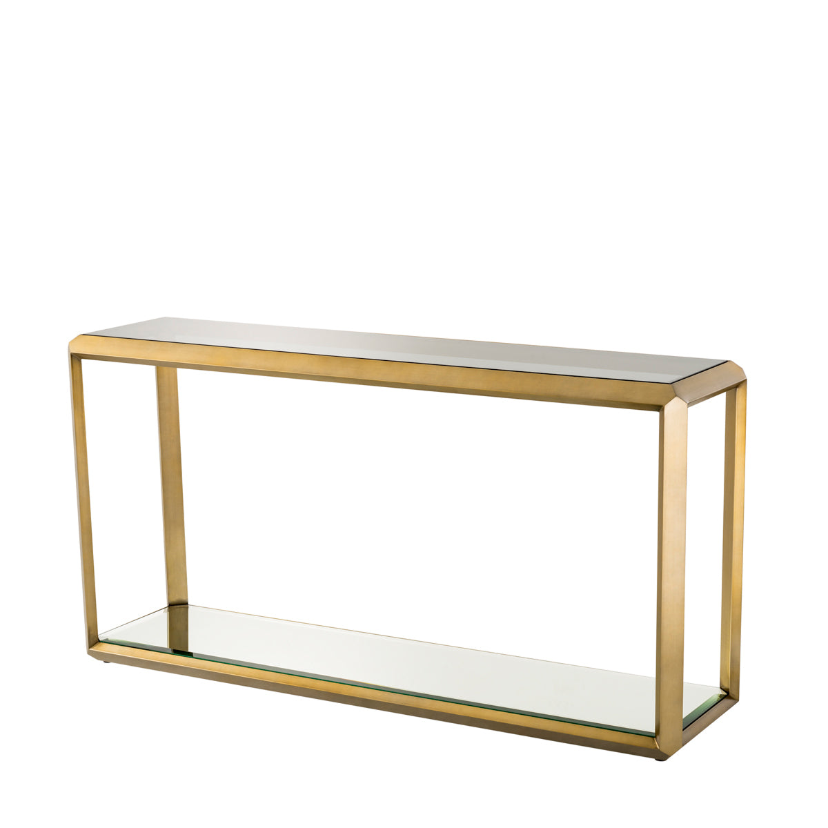 Slim Brass Console Table Callum | Eichholtz Miami