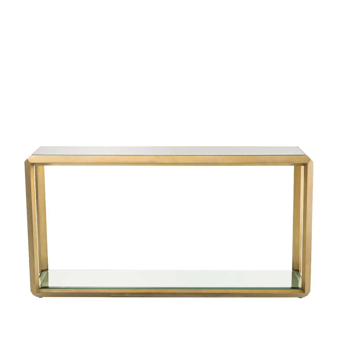 Slim Brass Console Table Callum | Eichholtz Miami